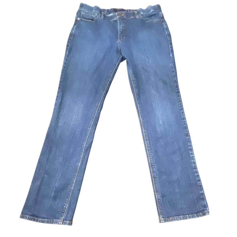 Levi’s 525 Perfect Waist Straight Leg Jeans Women’s 14 Medium Wash Denim